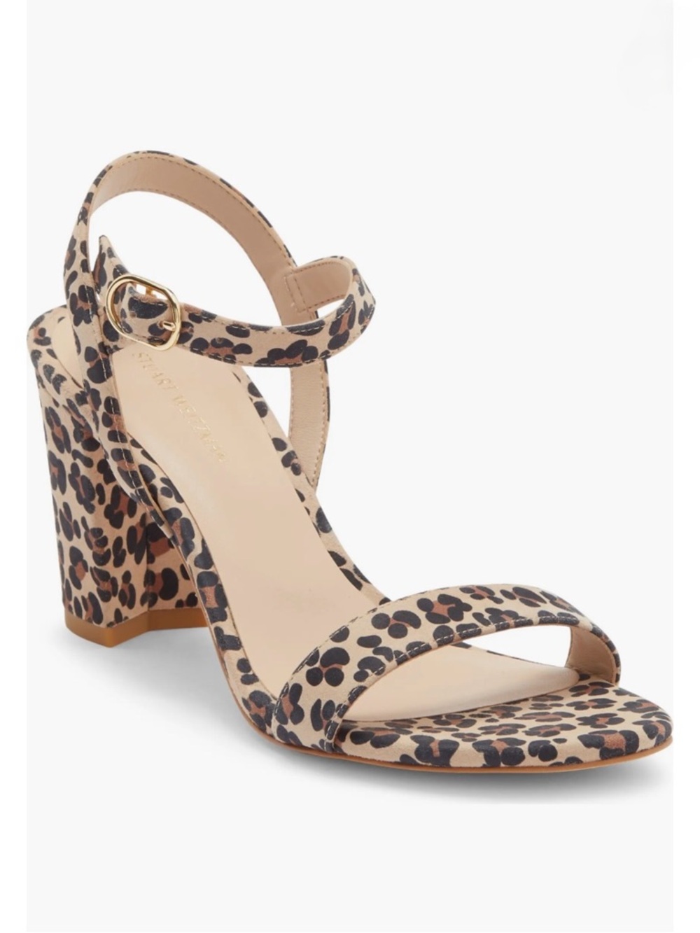 Stuart Weitzman Dancer 75 Block Heel Sandal - Size 6
